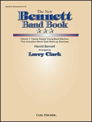 New Bennett Band Book,  Volume 1 Baritone Sax band method book cover Thumbnail